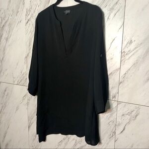 The Limited Layer Asymmetrical Hem Tunic Blouse SZ M